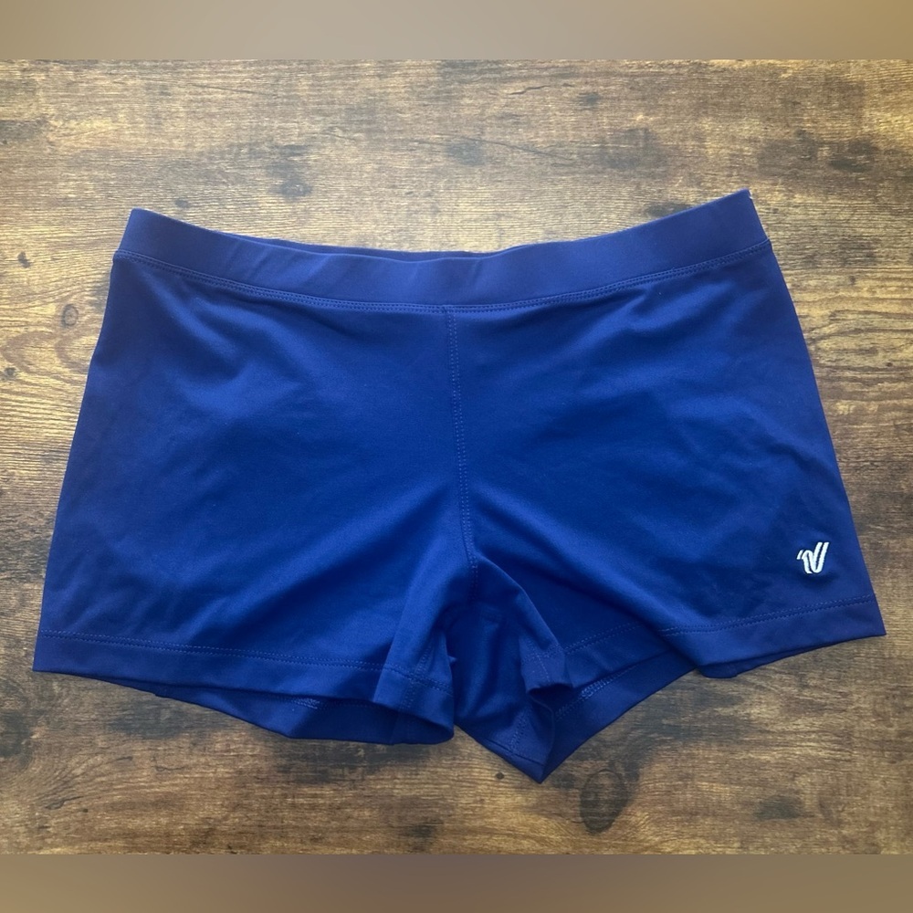 Varsity Spirit Women’s Blue Athletic Cheer Shorts | Size XL